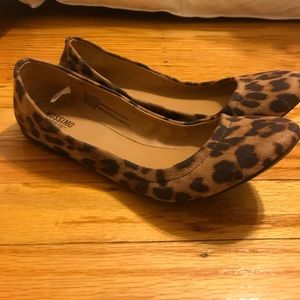 Cheetah ballet flats